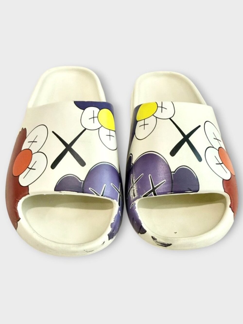 KAWS Elmo Pillow Moon Slippers Slides Sandals Size EU 44-45